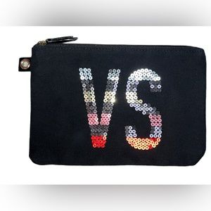 SOLD • Victoria’s Secret Sequined Makeup Bag NWOT